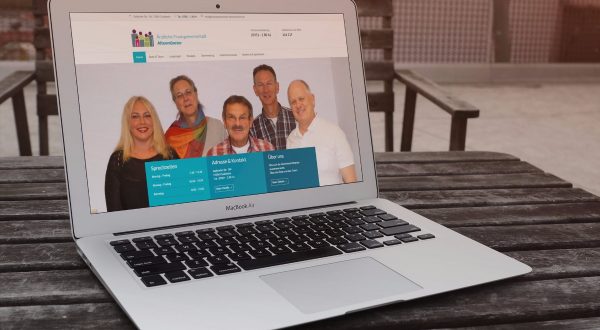 Website für Gemeinschafts-Praxis / Ärztehaus